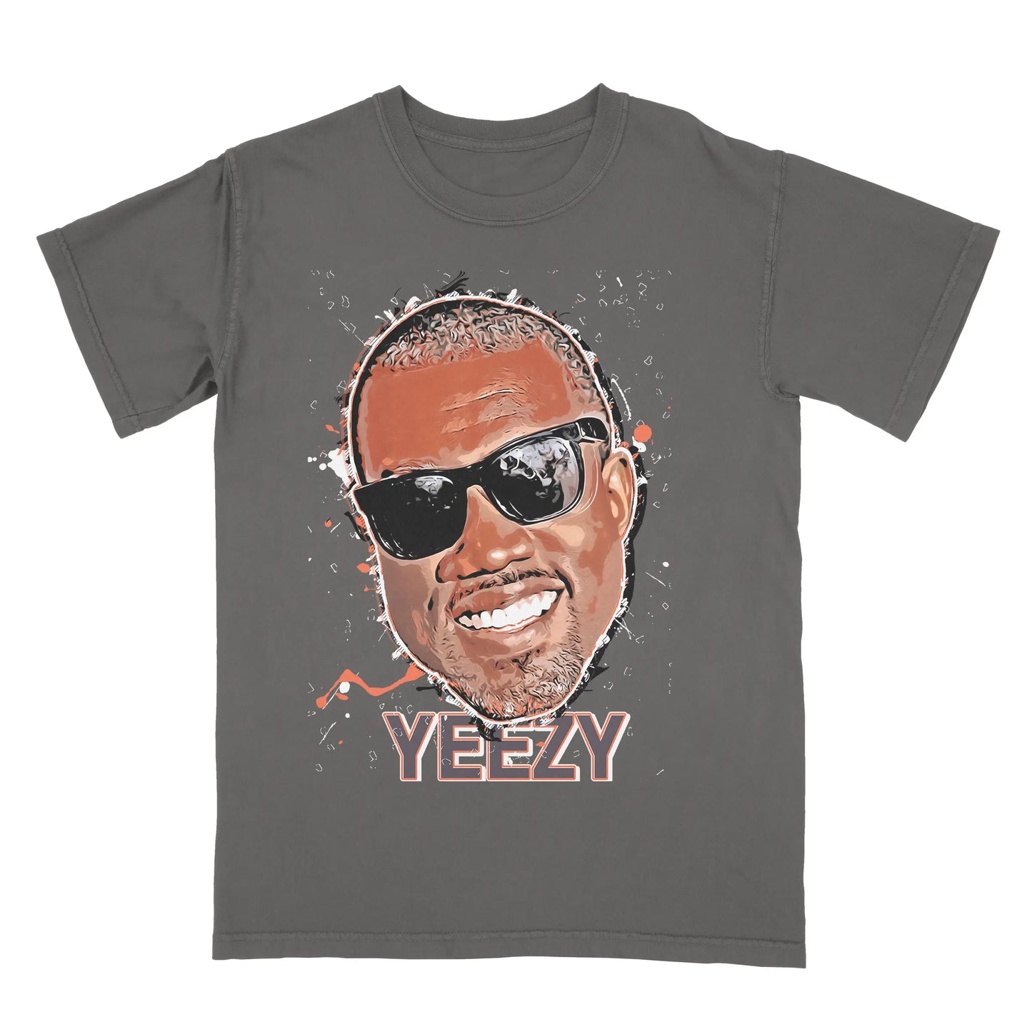 Limited Edition Bootleg Yeezy Graphic T-shirt - Boo Koo Art