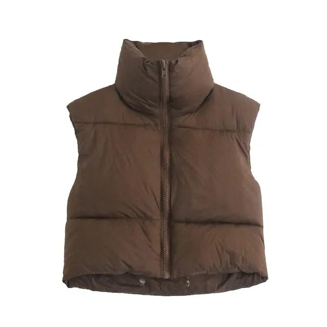 Quilted Vest Winter Coat Jacket - Boo Koo Art